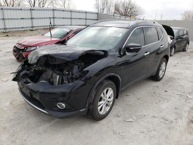 5N1AT2MV0EC798904 - 2014 NISSAN ROGUE S BLACK photo 2