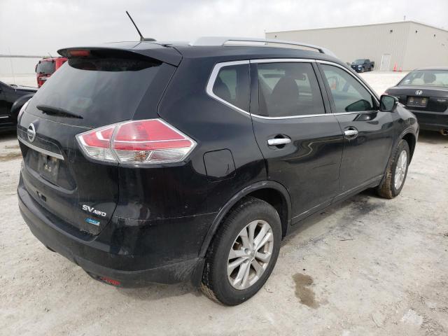 5N1AT2MV0EC798904 - 2014 NISSAN ROGUE S BLACK photo 4