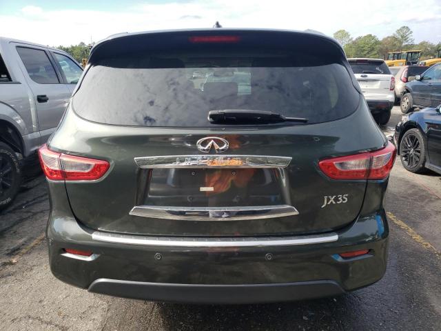 5N1AL0MN5DC305768 - 2013 INFINITI JX35 GREEN photo 6