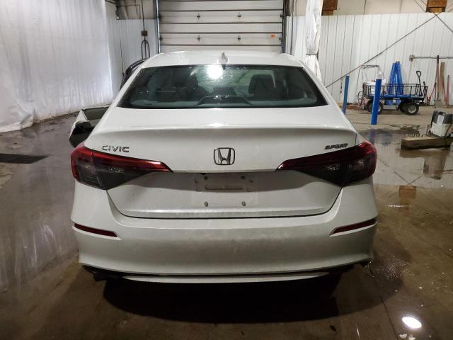 2HGFE2F51NH564612 - 2022 HONDA CIVIC SPORT WHITE photo 6