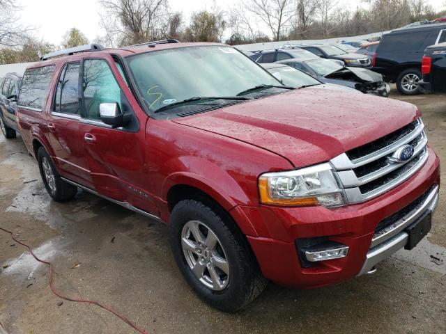 1FMJK1MT5HEA41419 - 2017 FORD EXPEDITION EL PLATINUM RED photo 4