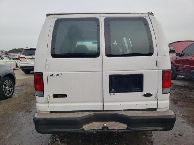 1FTRE14213HB50411 - 2003 FORD ECONOLINE E150 VAN WHITE photo 6