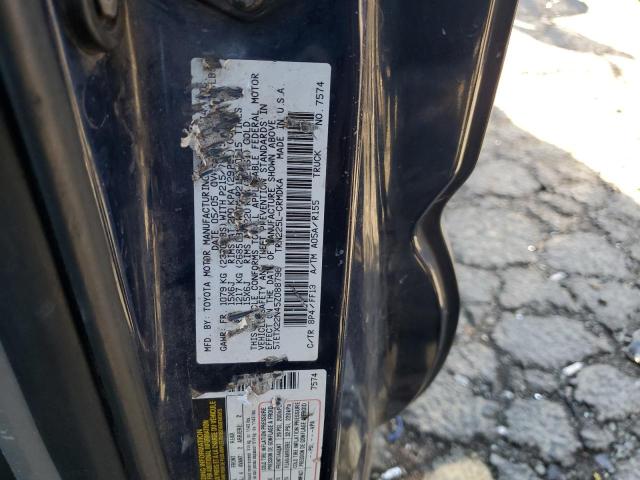 5TETX22N45Z088796 - 2005 TOYOTA TACOMA ACCESS CAB ლურჯი ფოტო 12
