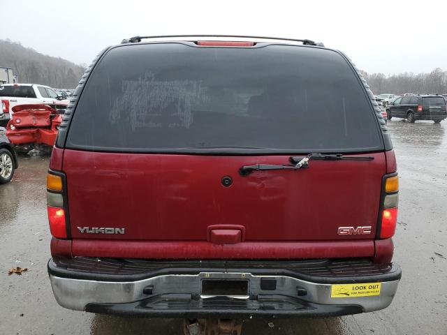 1GKEK13Z84R240998 - 2004 GMC YUKON RED photo 6