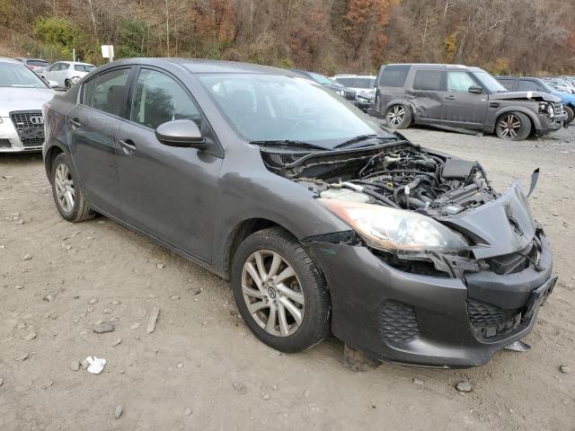 JM1BL1VP1D1742175 - 2013 MAZDA 3 I GRAY photo 4