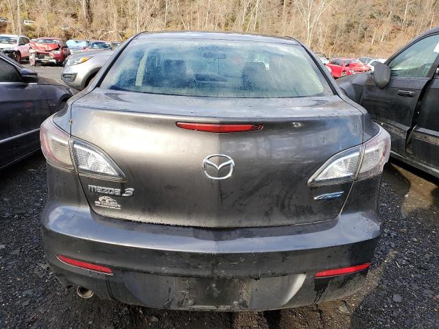 JM1BL1VP1D1742175 - 2013 MAZDA 3 I GRAY photo 6