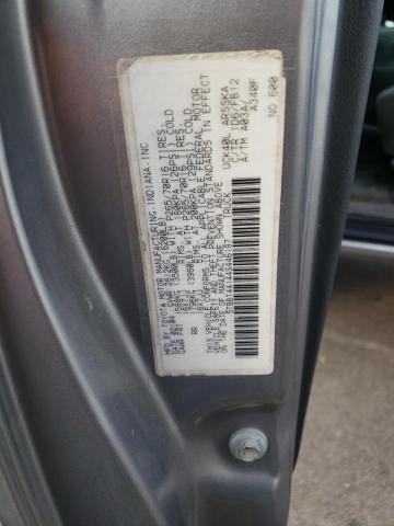 5TBBT44144S446187 - 2004 TOYOTA TUNDRA ACCESS CAB SR5 GRAY photo 12