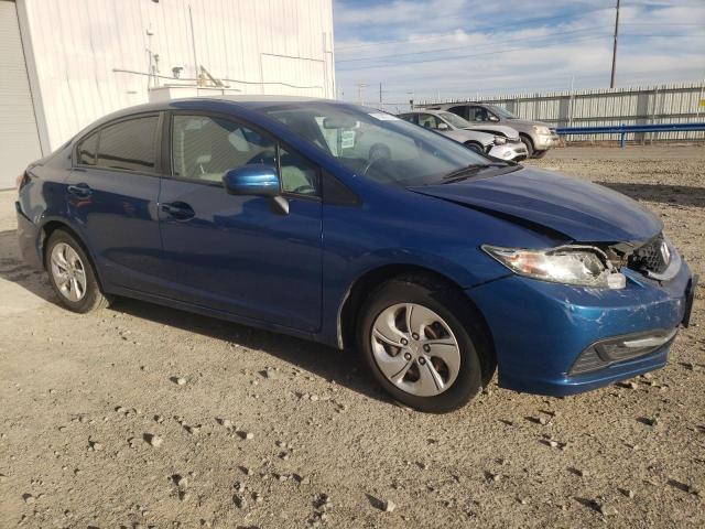 19XFB2F53EE221948 - 2014 HONDA CIVIC LX BLUE photo 4