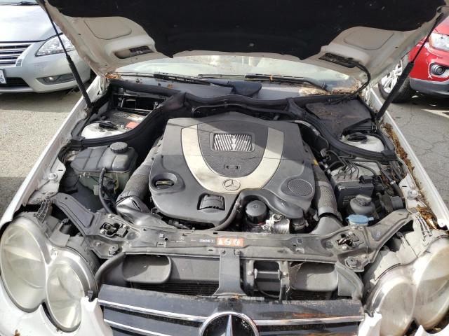 WDBTK72F77T086058 - 2007 MERCEDES-BENZ CLK-CLASS 550 WHITE photo 11