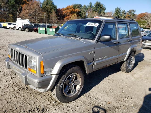 1J4FF58S11L517829 - 2001 JEEP CHEROKEE CLASSIC SILVER photo 1