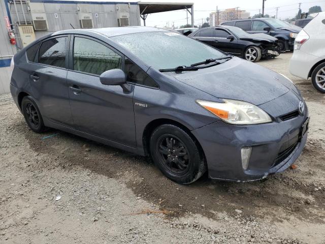 JTDKN3DU5F0474463 - 2015 TOYOTA PRIUS GRAY photo 4