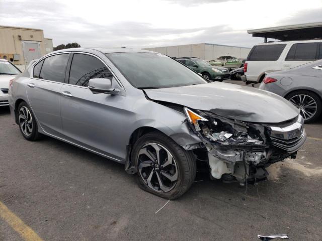 1HGCR3F81GA023312 - 2016 HONDA ACCORD EXL SILVER photo 4