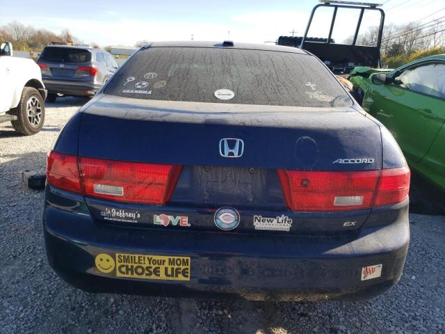 1HGCM56805A123165 - 2005 HONDA ACCORD EX BLUE photo 6