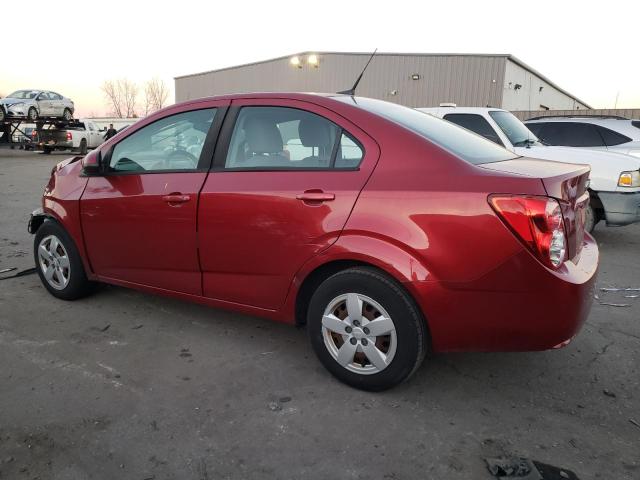 1G1JA5SH6D4212121 - 2013 CHEVROLET SONIC LS RED photo 2