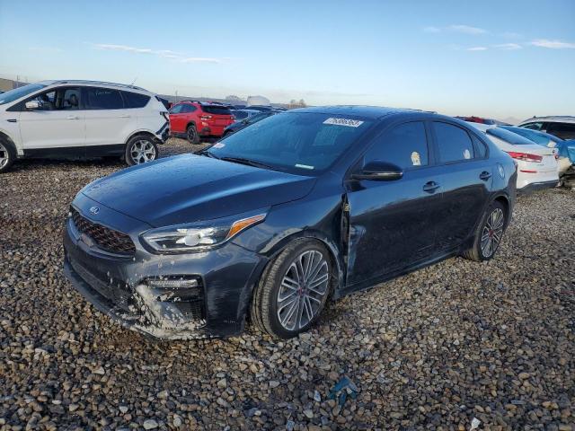 3KPF44AC6ME290191 - 2021 KIA FORTE GT CHARCOAL photo 1