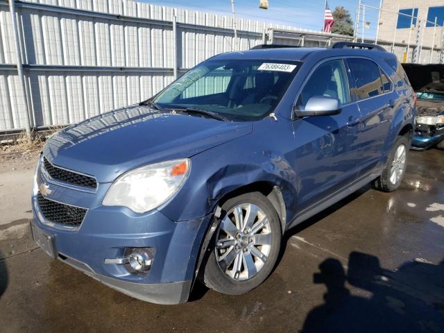 2CNFLNE57B6421531 - 2011 CHEVROLET EQUINOX LT BLUE photo 1