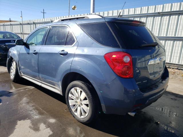 2CNFLNE57B6421531 - 2011 CHEVROLET EQUINOX LT BLUE photo 2