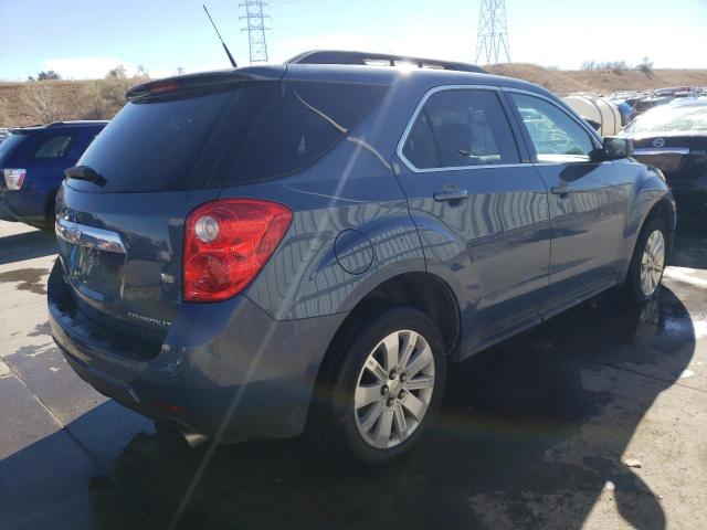 2CNFLNE57B6421531 - 2011 CHEVROLET EQUINOX LT BLUE photo 3