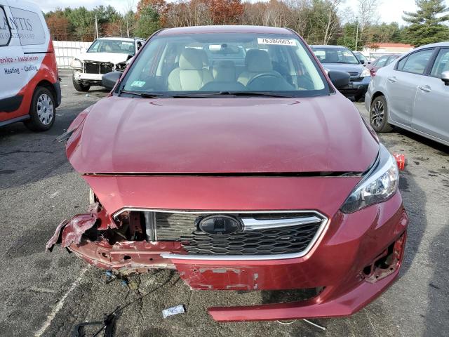 4S3GKAA61K3618169 - 2019 SUBARU IMPREZA RED photo 5