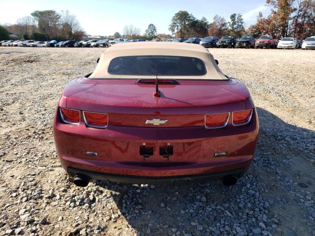 2G1FC3DD3B9166417 - 2011 CHEVROLET CAMARO LT BURGUNDY photo 6