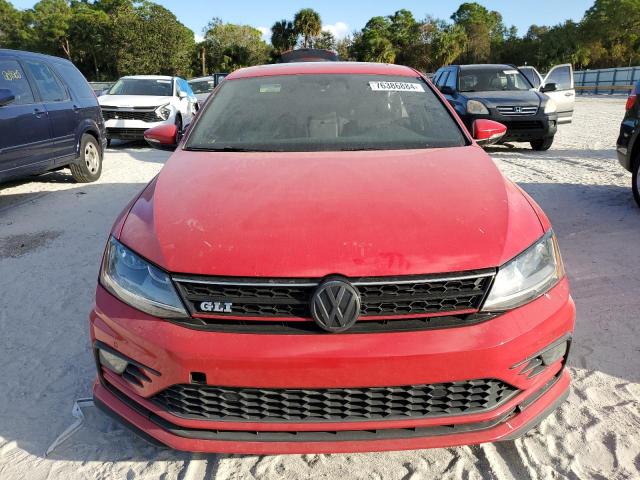 3VW4T7AJ5HM402711 - 2017 VOLKSWAGEN JETTA GLI RED photo 5