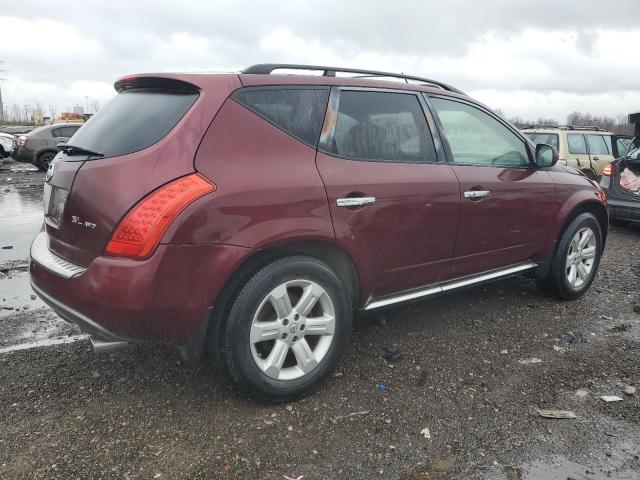 JN8AZ08W37W647233 - 2007 NISSAN MURANO SL BURGUNDY photo 3