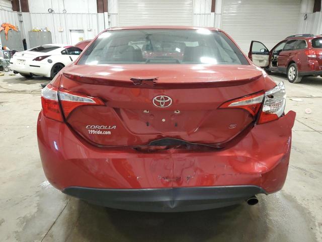 5YFBURHEXEP094659 - 2014 TOYOTA COROLLA L RED photo 6