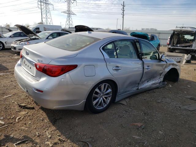 JN1BV7AR4FM405153 - 2015 INFINITI Q50 BASE SILVER photo 3