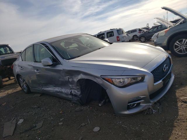 JN1BV7AR4FM405153 - 2015 INFINITI Q50 BASE SILVER photo 4