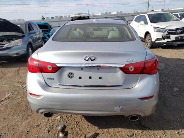 JN1BV7AR4FM405153 - 2015 INFINITI Q50 BASE SILVER photo 6