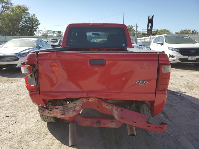 1FTYR14U74PA85959 - 2004 FORD RANGER SUPER CAB RED photo 6