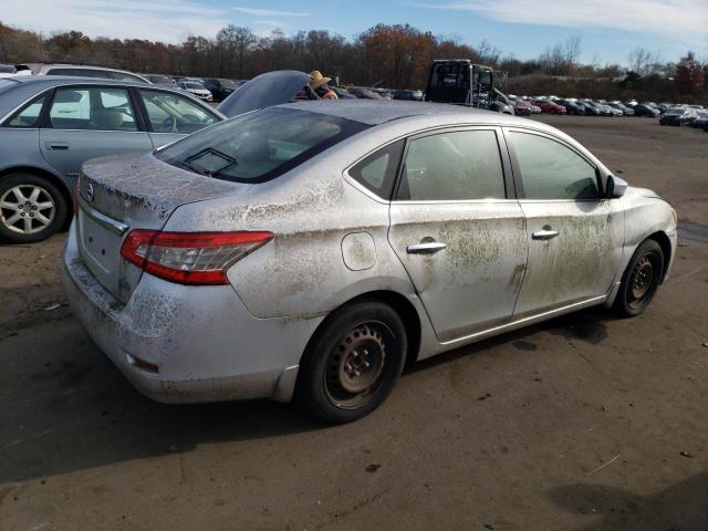 3N1AB7AP5DL685384 - 2013 NISSAN SENTRA S SILVER photo 3