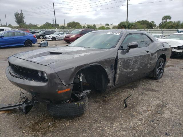 2C3CDZAG7PH550078 - 2023 DODGE CHALLENGER SXT GRAY photo 1