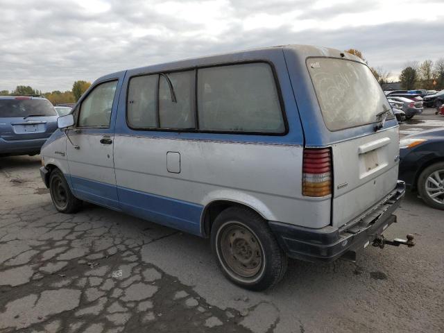 1FMCA11U6GZB42811 - 1986 FORD AEROSTAR BLUE photo 2