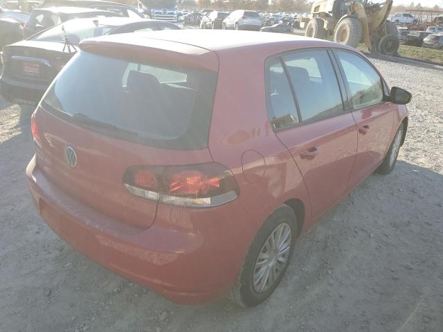 WVWDB7AJ7EW001677 - 2014 VOLKSWAGEN GOLF RED photo 3