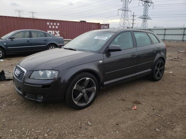 WAUNF78P26A148794 - 2006 AUDI A3 2.0 PREMIUM GRAY photo 1