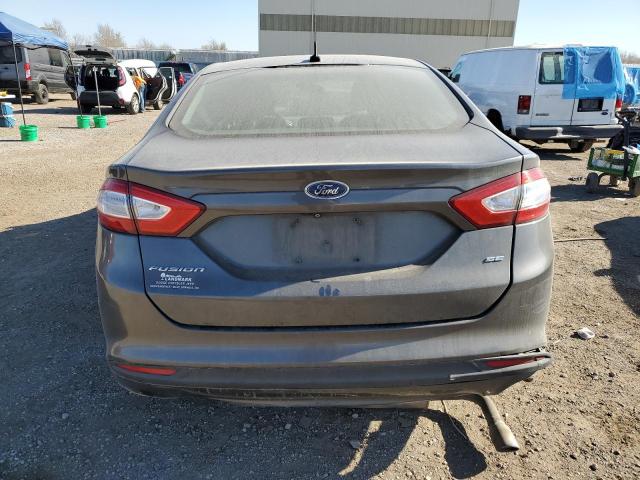 3FA6P0H77GR290325 - 2016 FORD FUSION SE CHARCOAL photo 6