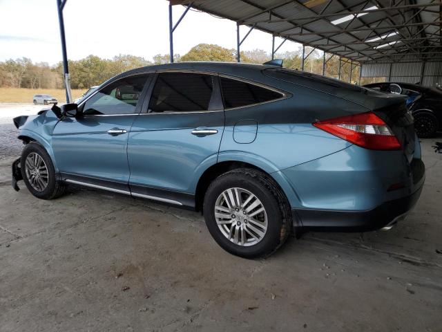 5J6TF3H35EL000037 - 2014 HONDA CROSSTOUR EX BLUE photo 2