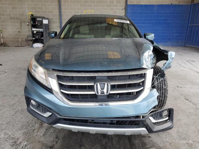 5J6TF3H35EL000037 - 2014 HONDA CROSSTOUR EX BLUE photo 5