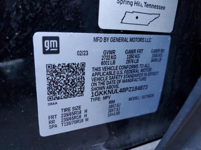 1GKKNUL48PZ184873 - 2023 GMC ACADIA SLT BLACK photo 14