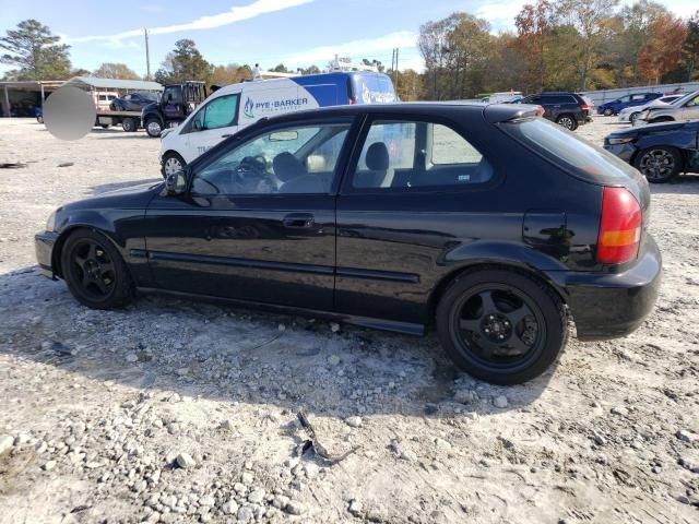 2HGEJ6423WH107034 - 1998 HONDA CIVIC CX BLACK photo 2