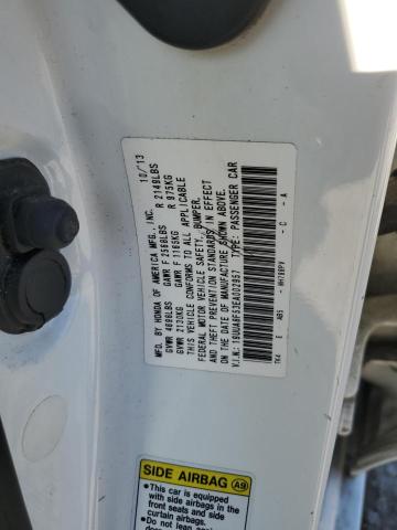 19UUA8F53EA002957 - 2014 ACURA TL TECH WHITE photo 12