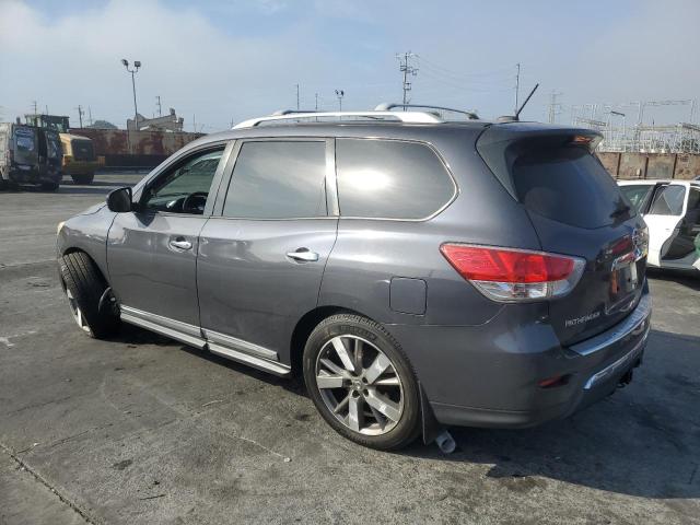 5N1AR2MN9EC721043 - 2014 NISSAN PATHFINDER S GRAY photo 2