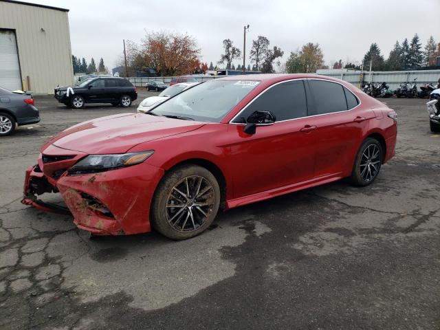 4T1G11BKXPU105448 - 2023 TOYOTA CAMRY SE NIGHT SHADE RED photo 1