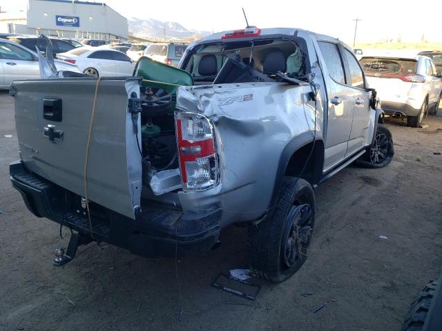 1GCGTEENXL1212264 - 2020 CHEVROLET COLORADO ZR2 SILVER photo 3