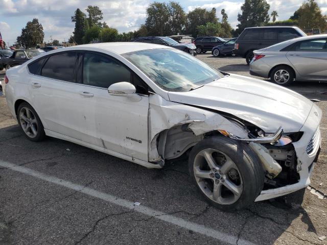 3FA6P0LU2ER378046 - 2014 FORD FUSION SE HYBRID WHITE photo 4