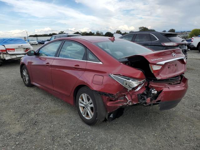 5NPEB4AC5EH916957 - 2014 HYUNDAI SONATA GLS RED photo 2