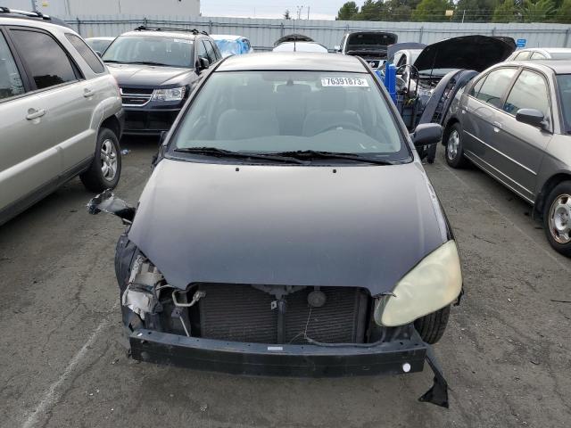 1NXBR32E37Z770605 - 2007 TOYOTA COROLLA CE BLACK photo 5