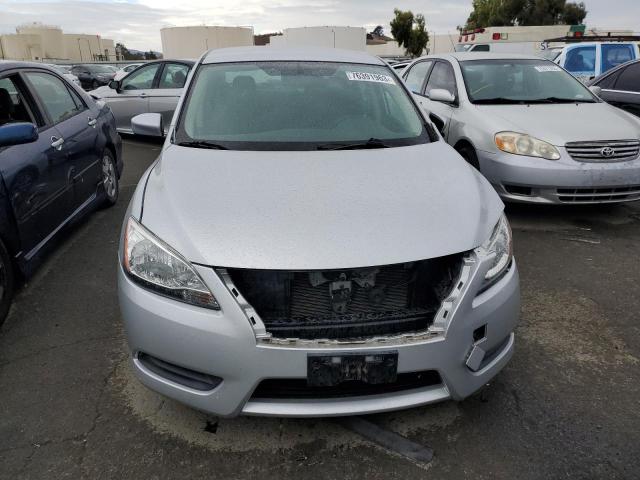 3N1AB7APXDL758152 - 2013 NISSAN SENTRA S SILVER photo 5