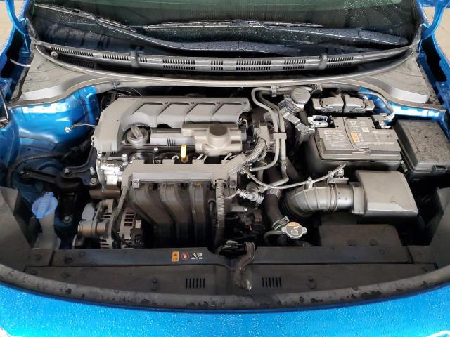 3KPA24AD3NE461070 - 2022 KIA RIO LX BLUE photo 11